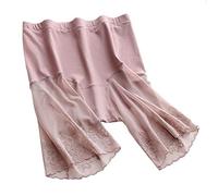 RUDDOG Calzoncillos bóxer para mujer 2 paquetes/lencería fina para mujer, sin costuras, seguridad en el muslo, pantalones cortos de seda de hielo, ropa interior modal de seda, anti frotamiento, pasta