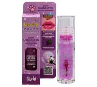 RUDE - Aceite Labial Hidratante | Inspirado en Manga | No Pegajoso | Aplicador Preciso | Tono Uva con Brillo