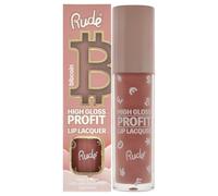 Rude Cosmetics Laca de labios Profit de alto brillo - Brillo de labios Bitcoin para mujeres 0.141 oz