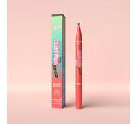 Rude Cosmetics - Ultimate Brow Artist Slanted Pen & Brush - 4 Colors Neutral Brown - 0.5ml