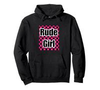 Rude Girl Checkerboard Ska Punk - Diseño Retro de Estilo Urbano Sudadera con Capucha