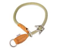 Rudelkönig Collar antitirones Perro Emma - Elegante Collar adiestramiento Perros de Cuero y Nailon - ø 12mm