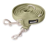 Rudelkönig Frida Correa Perro Ajustable 2,30 m - Nylon Doble | Correa multiposición para perros medianos y grandes - mosquetón giratorio 360° - resistente a la intemperie
