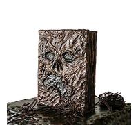 RUDFUZ Necronomicon - Libro mágico oscuro, demonio, malvado, muerto, invocación, libro Lovecraft, película de terror, decoración de utilería, cuaderno, altar, ceremonia, utilería, sala de estar,