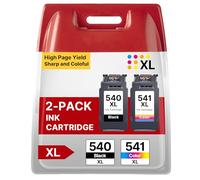 RUDGUZ PG-540XL CL-541XL Cartuchos de tinta Reemplazo para Canon 540 541 PG-540 CL-541 para Canon TS5150 para Pixma MG3600 MG3650S MG3650 MG4250 MX475 TS5100 MG3150 MX535 Impresora Inkjet