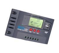 Rudiaoa 1. Controladores Solares MPPT Diseño ABS Resistente A La Intemperie 30-100A con Carga De Eficiencia para Sistemas Iluminación Exterior Controladores Carga Solar Gran Corriente