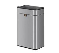 Rudiaoa 15L Stainless Steel Smartly Trash Bin Waste with 1200mAh Battery Trash Can Quiet Operates For Home Offices Space Steel Garbage