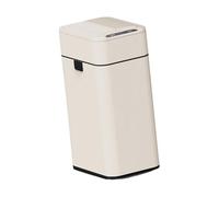Rudiaoa 15L Stainless Steel Smartly Trash Bin Waste with 1200mAh Battery Trash Can Quiet Operates For Home Offices Space Steel Garbage