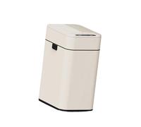 Rudiaoa 15L Stainless Steel Smartly Trash Bin Waste with 1200mAh Battery Trash Can Quiet Operates For Home Offices Space Steel Garbage