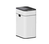 Rudiaoa 15L Stainless Steel Smartly Trash Bin Waste with 1200mAh Battery Trash Can Quiet Operates For Home Offices Space Steel Garbage