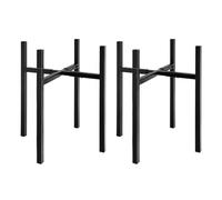 Rudiaoa 2Pcs Expandable Plant Stand Indoor Metal Modern Heavy Duty Adjustable Stable Pots Flowers Holder Heavy Duty Plant