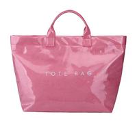 Rudiaoa Bolsa de PVC de gran capacidad con asa superior para mujer con elegante bolso de mano de papel kraft para oficina y uso diario, café, As shown in the picture error 13cm