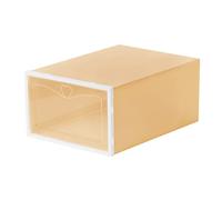 Rudiaoa Caja De Zapatos Con Cajón Para Caja Transparente Apilable Almacenamiento Zapatos 4 Uds.