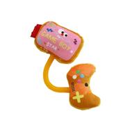 Rudiaoa Catmint Teaser Toy con Campanas Chirriantes Suave Forro De Masticable Seguro para Gatitos Gatos Interacción Entretenimiento Interacción Gatos con Menta Gatuna Y Campanas