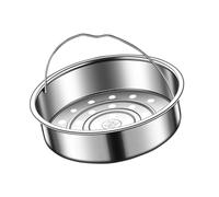 Rudiaoa Cesta De Acero Inoxidable Resistente A La Corrosión Albóndigas Rejilla para Cocinar Accesorios Cocina Uso Diario Cesta Cocinar Dim Sum