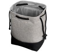 Rudiaoa Funda suave para cámara con cordón, bolsa de almacenamiento para cámara con correa ajustable, bolsa de almacenamiento para lente suave, portátil, Gris grande