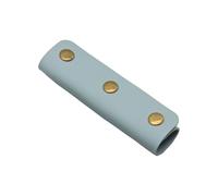 Rudiaoa Fundas flexibles de piel sintética para asas que proporcionan superficies antideslizantes, práctica fijación a presión para bolso de mano, fijación segura para correa de bolso, azul celeste