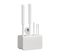 Rudiaoa Juego De Portaescobillas para Inodoro Montaje En Pared O Suelo con Cerdas Suaves Limpiar La Eliminación Manchas Y Accesorios Higiénicos Baño