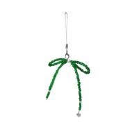 Rudiaoa Llavero Con Lazo Y Cuentas De Hecho A Mano Colgante Elegante Con Lazo Para Teléfono Abalorio Teléfono Regalo Mujer Y Niña Abalorio Bolso