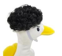 Rudiaoa Lovely Afros Curls Pelucas para Mascotas Cabello Postizo De Gansos Tocado Cosplay Mascotas Aspectos Novedosos Accesorio Fotografía Fiestas Postizo Gansos Fiesta