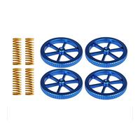 Rudiaoa Muelles De Troquel Cama Caliente para Impresora Tuerca Niveladora Manual Aluminio Actualizado 4 Uds. para 3 S1