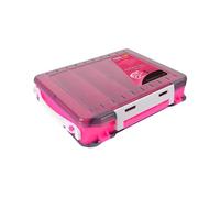 Rudiaoa Organizador de aparejos impermeable, caja de herramientas de doble cara, grande, transparente, caja de almacenamiento para señuelos de pesca de doble cara