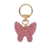 Rudiaoa Practical Vibranting Butterfly Keychain Charm Pendant Key Holder with Sparkling Rhinestones For Elegant Styles Personalize Gifts