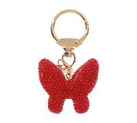 Rudiaoa Practical Vibranting Butterfly Keychain Charm Pendant Key Holder with Sparkling Rhinestones For Elegant Styles Personalize Gifts