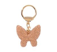 Rudiaoa Practical Vibranting Butterfly Keychain Charm Pendant Key Holder with Sparkling Rhinestones For Elegant Styles Personalize Gifts