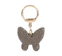 Rudiaoa Practical Vibranting Butterfly Keychain Charm Pendant Key Holder with Sparkling Rhinestones For Elegant Styles Personalize Gifts