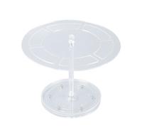 Rudiaoa Soporte De Exhibición para Diadema Diámetro Acrílico 23cm Accesorios Cabello Transparente Giratorio Uso Doméstico O Minorista Diadema Acrílico