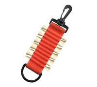 Rudiaoa Soporte para camisetas de golf con gancho para llavero para guantes, soporte de transporte adhesivo para 10 accesorios de golf con gancho