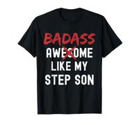 Rudo, impresionante, como mi hijastro, divertido, Día del Padre, familia Camiseta