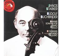 Starker & Buchbind – Brahms: Sonatas para violonchelo op. 38 y 79; Schuman – CD – Importación USA