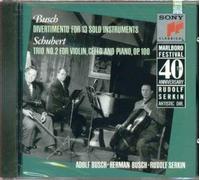Rudolf Serkin Busch: Divertimento for 13 Solo Instruments (CD) (Importación USA)