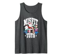 Rudolph Island of Misfit Toys Varsity Style Retro Christmas Camiseta sin Mangas
