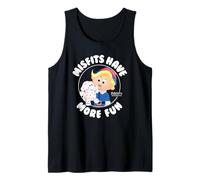 Rudolph Misfits Have More Fun Hermey Retro Christmas Camiseta sin Mangas