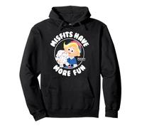 Rudolph Misfits Have More Fun Hermey Retro Christmas Sudadera con Capucha