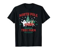 Rudolph North Pole Christmas Tree Farm Vintage Christmas Camiseta