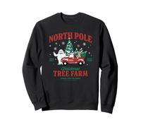 Rudolph North Pole Christmas Tree Farm Vintage Christmas Sudadera