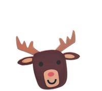 Rudolph - Pin de solapa con diseño de reno de nariz roja (LP4)