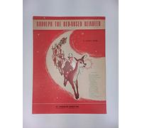 RUDOLPH THE RED-NOSED REINDEER JOHNNY MARKS 1949 SHEET SHEET MUSIC FOLDER 414
