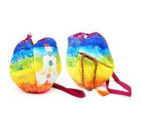 RUDRA CENTRE Bolsa de 7 chakras Gomukhi Japa Mala con Rudraksha Japa Mala gratis, Madera, No es una piedra preciosa