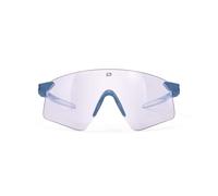 RUDY PROJECT Astral Sphere Sport Shield - Gafas de sol con esfera astral, marco azul Avio Fade Sky con 2 lentes fotocromáticas ImpactX láser moradas