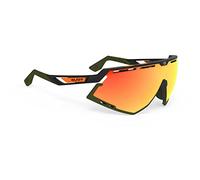 RUDY PROJECT DEFENDER Black Matte/Olive Orange Stripes - Olive Multilaser Orange UNISEX ADULTOS