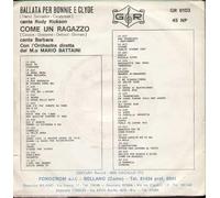 Rudy Rickson Barbara - Ballata Per Bonnie E Clyde / Come Un Ragazzo [Vinilo 7 pulgadas - 45 rpm]