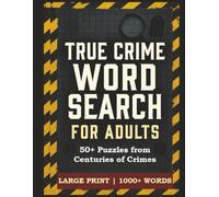 rue Crime Word Search Puzzle Book: Large Print Word Search for Adults | 56 Unsolved Mysteries from All 50 States & Territories | Featuring Natalee ... Words (True Crime Word Search for Adults)