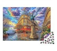 Rue De Rivoli Puzzles Entretenimiento Creativo Rompecabezas 1000 Piezas Obra De Arte De Juego De para Adultos Y Niños 38x26cm/1000pcs