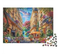 Rue De Rivoli Puzzles Entretenimiento Creativo Rompecabezas 1000 Piezas Obra De Arte De Juego De para Adultos Y Niños 52x38cm/1000pcs