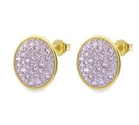 Rue des Mille Stardust Women's Stud Earrings 925 Silver White Zirconia ORZ-018 M2 CER AU